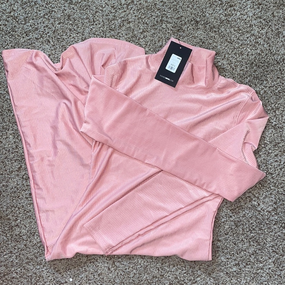 Bubblegum Turtleneck Dress